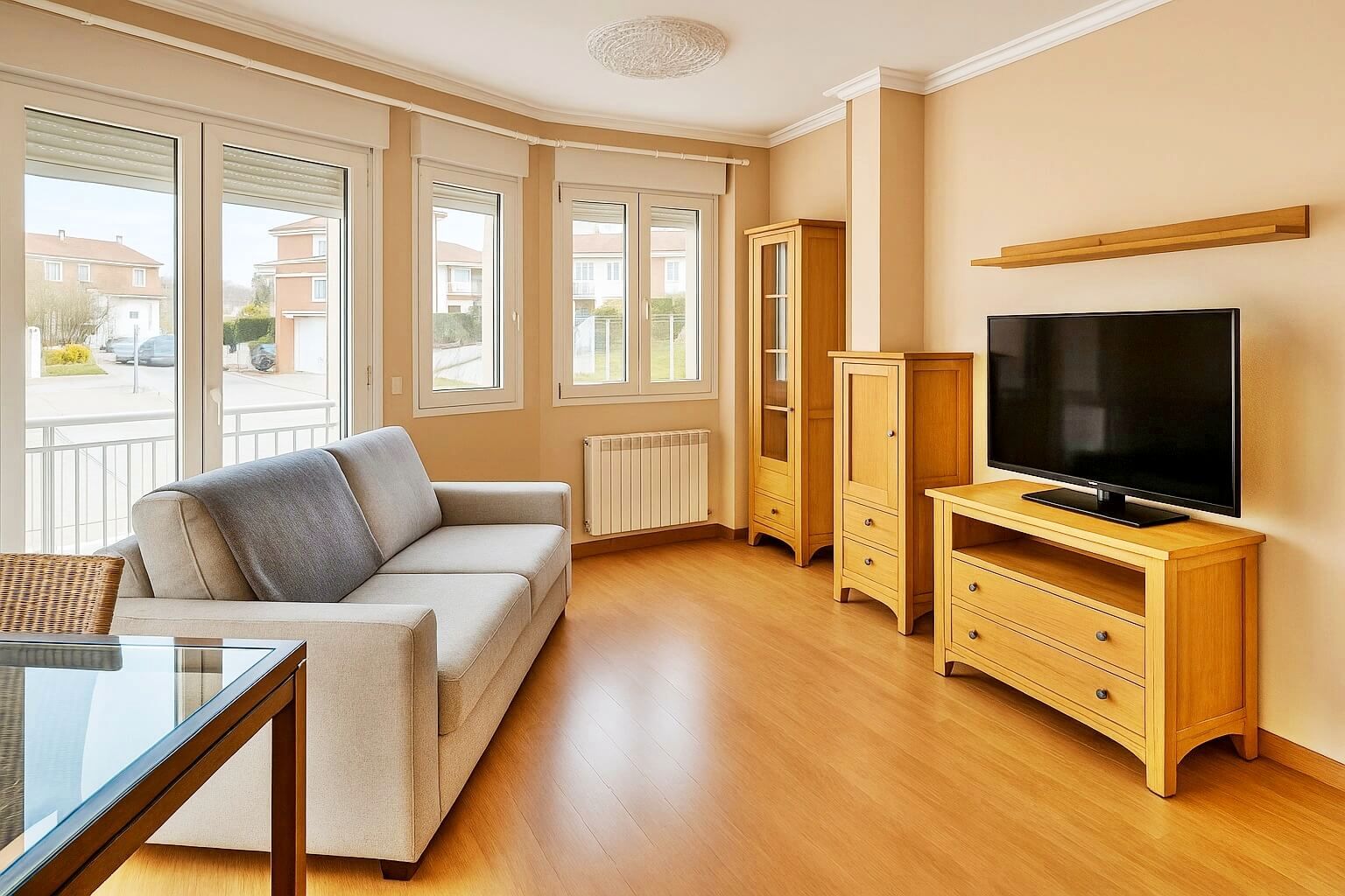 Living room of Flat to rent in Suances  with Heating, Terrace and Storage room
