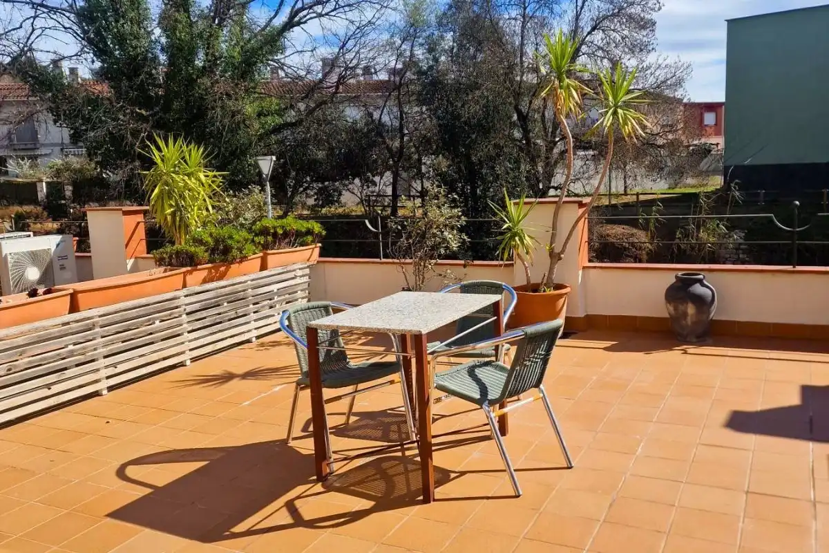 Terraza de Apartamento de alquiler en Girona con Aire acondicionado, Calefacción y Terraza
