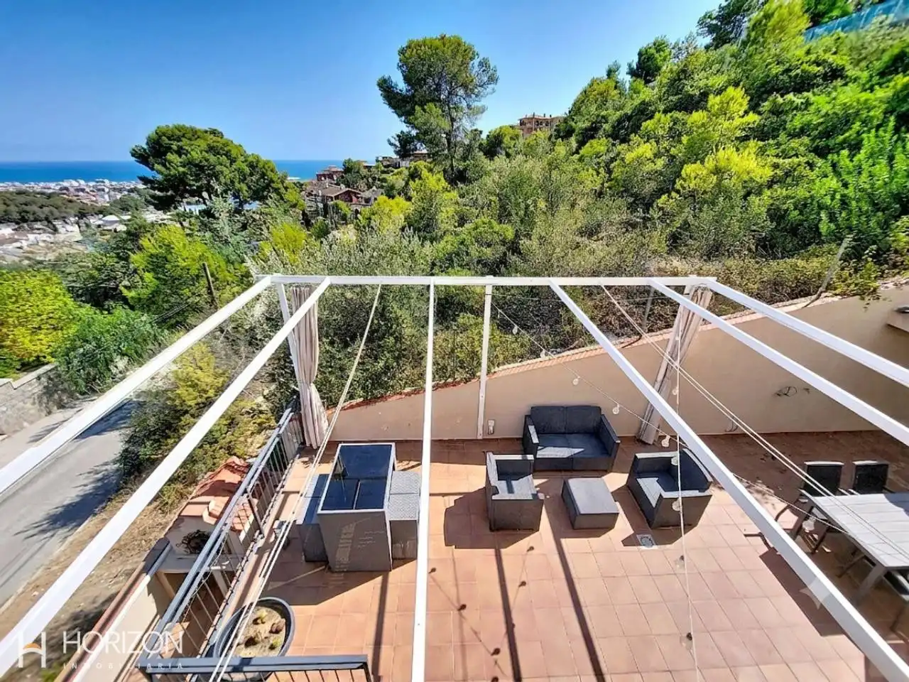 Terraza de Casa adosada en venta en Calafell con Aire acondicionado, Calefacción y Jardín privado