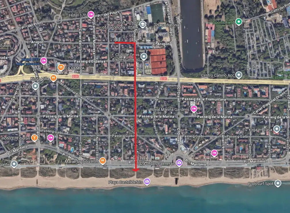 Exterior view of Flat for sale in Castelldefels  with Terrace