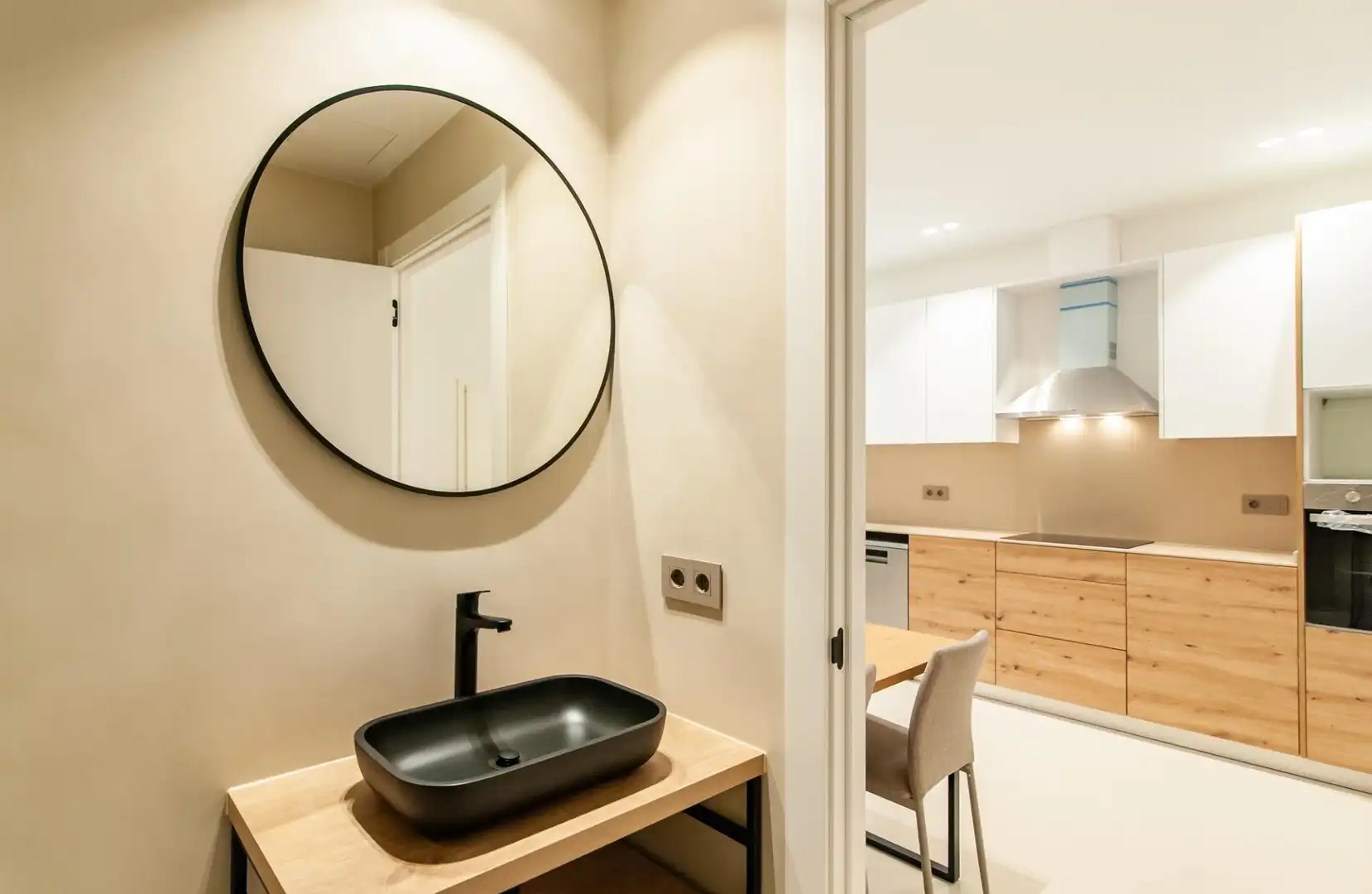 Badezimmer von Wohnung zur Miete in Vilafranca del Penedès mit Klimaanlage, Heizung und Möbliert