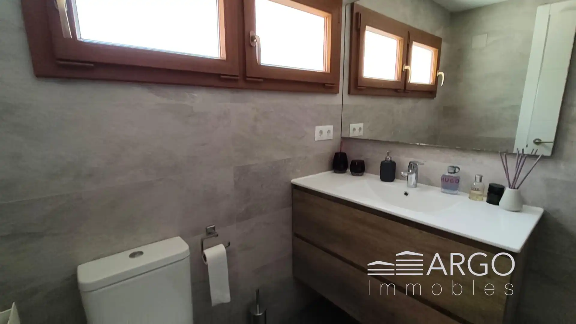 Baño de Casa o chalet en venta en Vallromanes con Aire acondicionado, Calefacción y Jardín privado