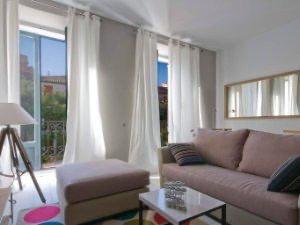 Living room of Apartment to rent in  Madrid Capital  with Air Conditioner, Heating and Furnished