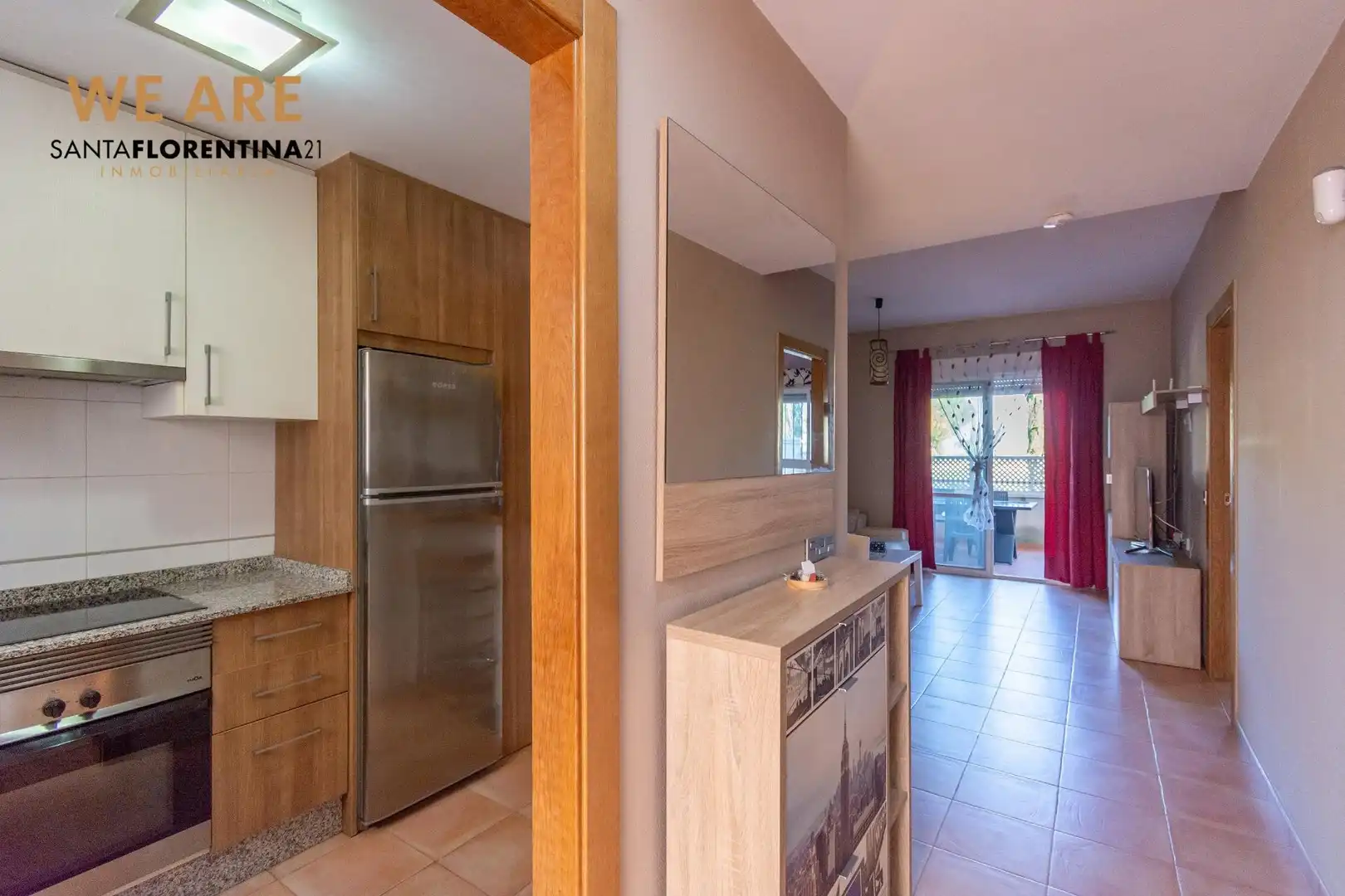 Cocina de Piso en venta en Cartagena con Trastero, Amueblado y Piscina comunitaria