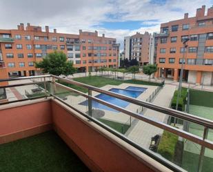 Swimming pool of Flat to rent in Valladolid Capital  with Heating, Terrace and Storage room