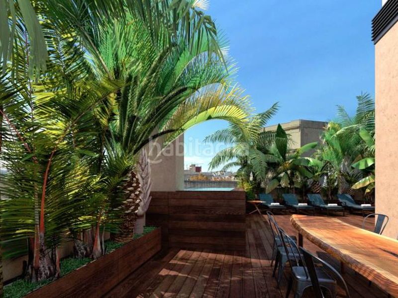 Terrassa de Apartament de lloguer en  Barcelona Capital amb Aire condicionat, Calefacció i Parquet