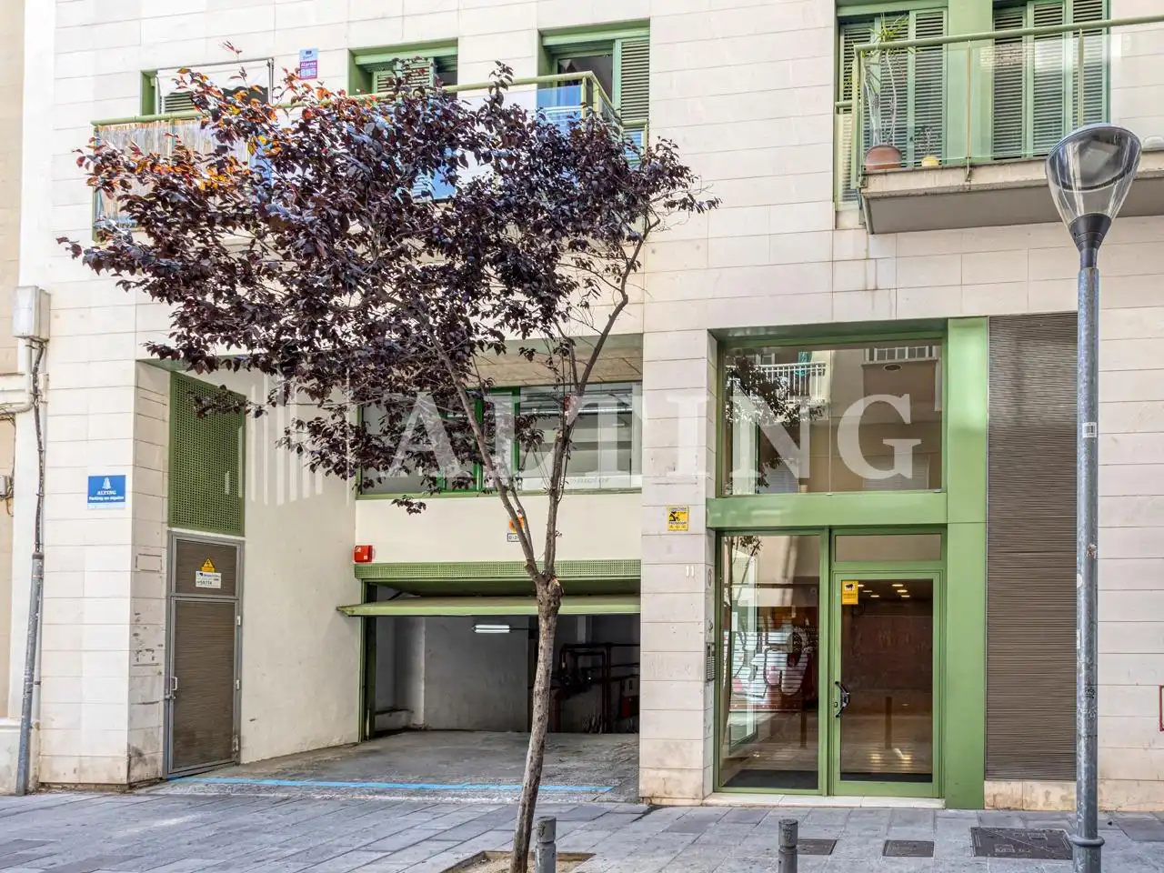 Vista exterior de Garaje de alquiler en Barcelona