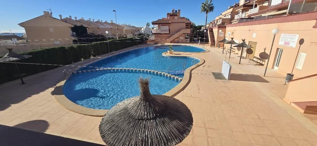 Swimming pool of Apartment for sale in Mazarrón  with Terrace, Storage room and Community pool