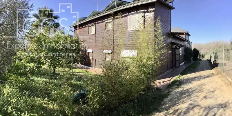 Vista exterior de Finca rústica en venta en Pilas con Aire acondicionado, Terraza y Trastero