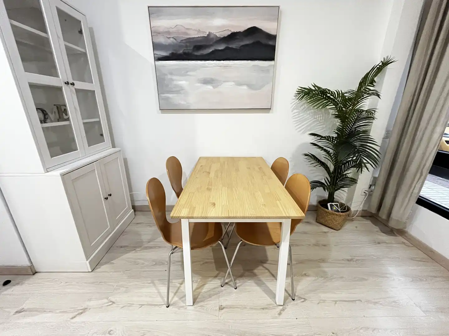 Dining room of Flat for rent in Madrid  with Air Conditioner, Heating and Parquet flooring