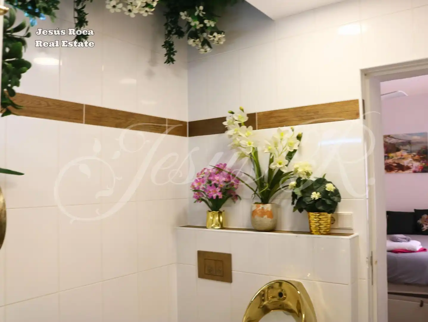 Badezimmer von Einfamilien-Reihenhaus zum Verkauf in Cartagena mit Klimaanlage, Heizung und Terrasse