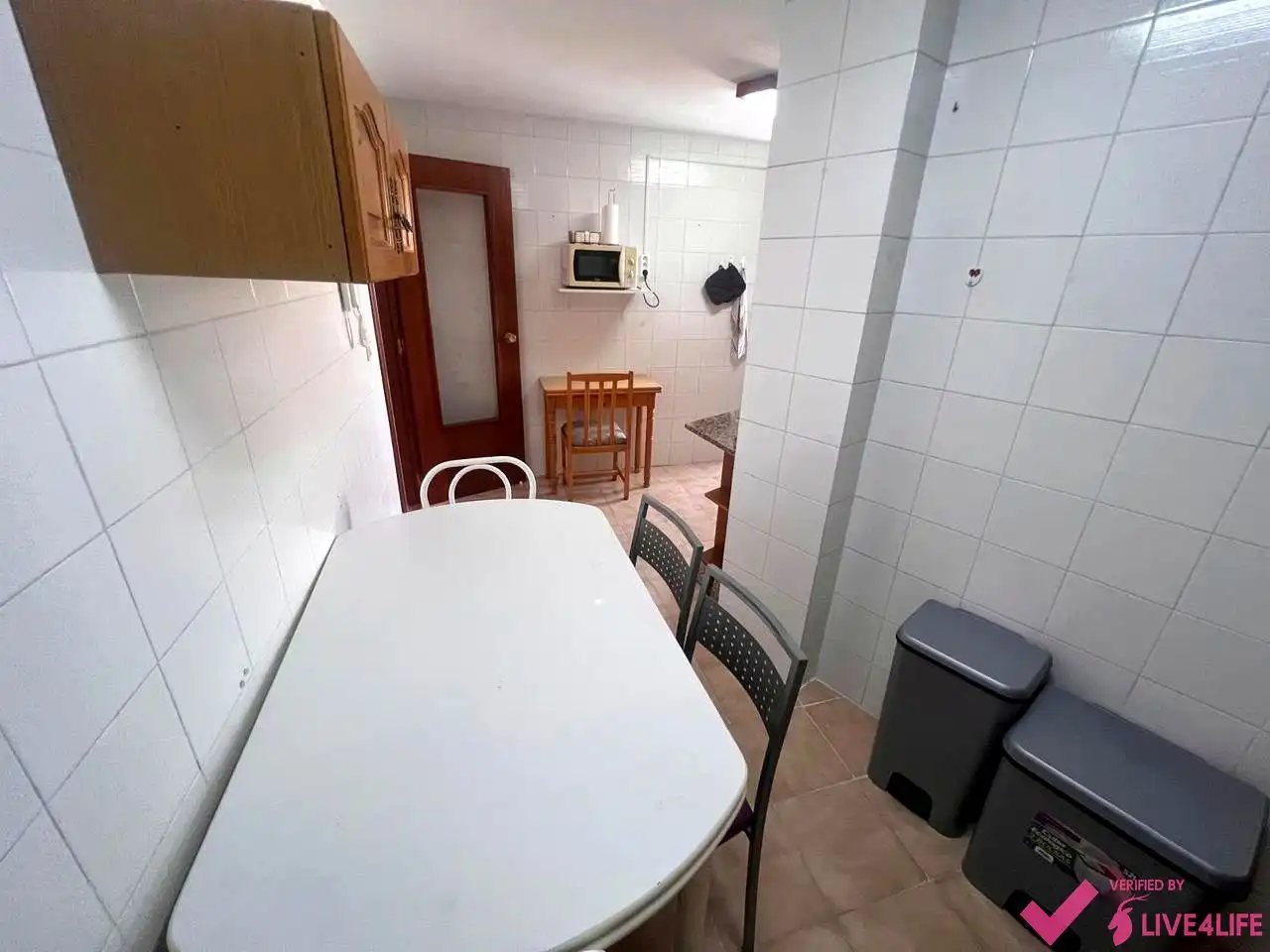 Kitchen of Flat for share in Valencia  with Air Conditioner and Furnished