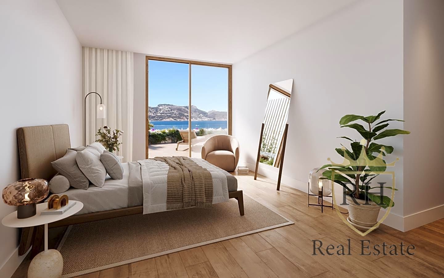Bedroom of Flat for sale in Benidorm  with Air Conditioner, Terrace and Storage room