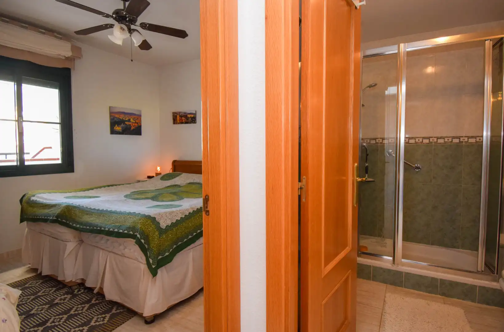 Dormitori de Apartament en venda en Benalmádena amb Aire condicionat, Terrassa i Moblat