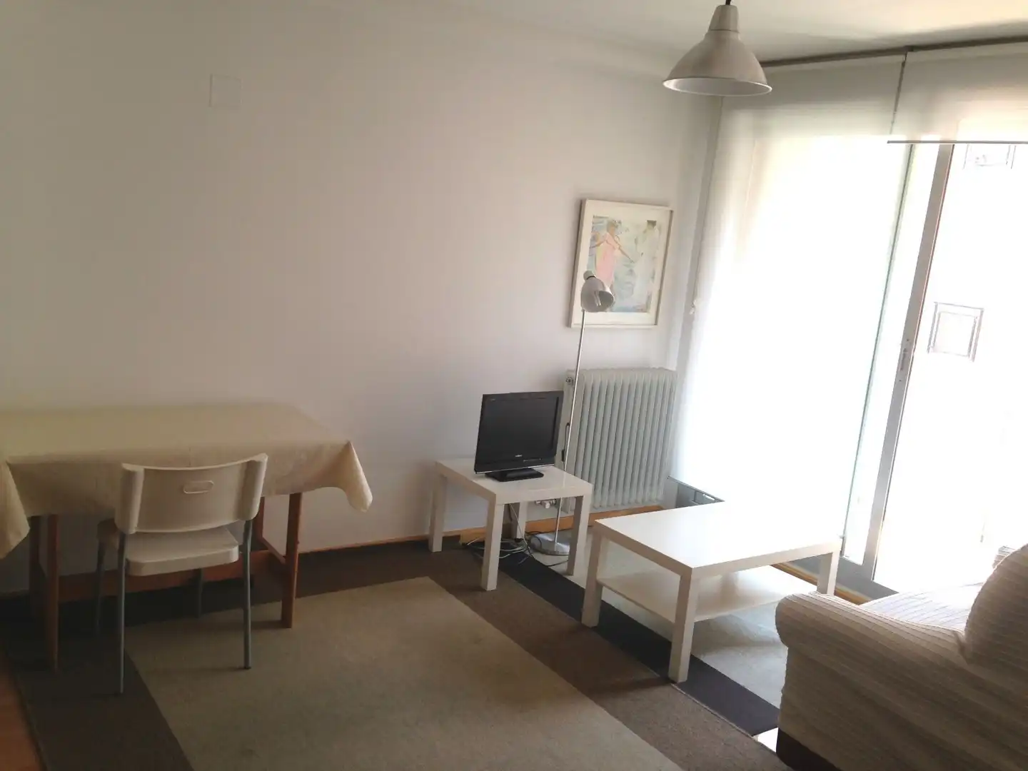 Sala d'estar de Pis de lloguer en Zaragoza amb Calefacció, Moblat i Forn