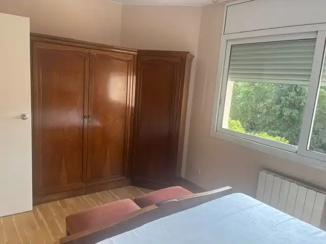 Schlafzimmer von Wohnung zur Miete in Sant Cugat del Vallès mit Klimaanlage, Heizung und Parkett