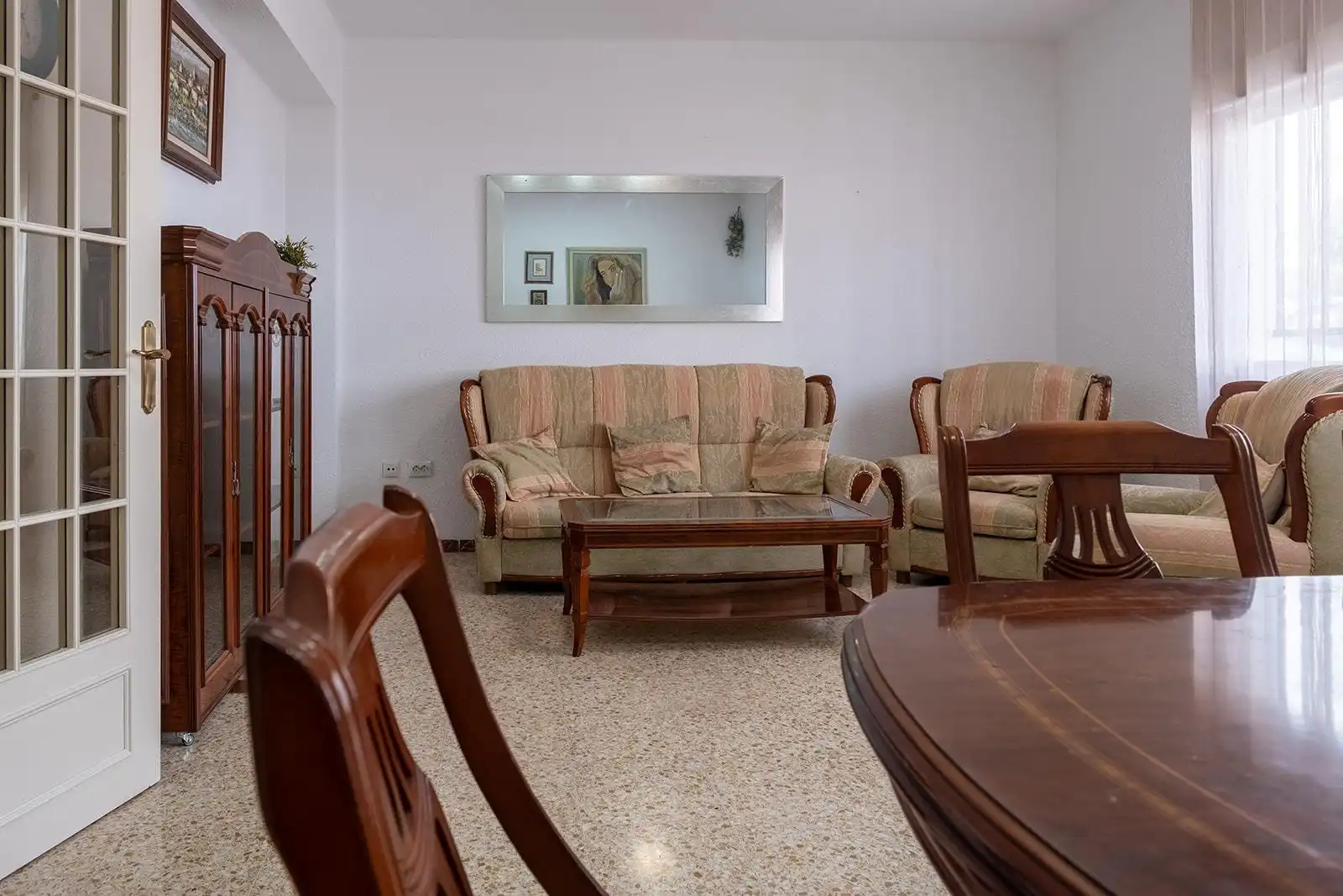 Sala d'estar de Casa o xalet en venda en Torreblanca amb Aire condicionat, Jardí privat i Terrassa