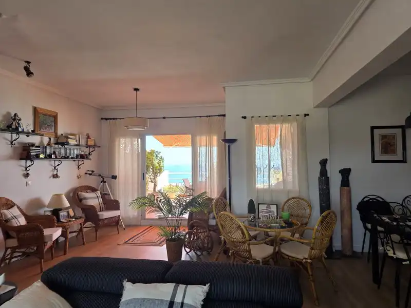 Wohnzimmer von Wohnungen zum Verkauf in Cullera mit Klimaanlage, Heizung und Parkett