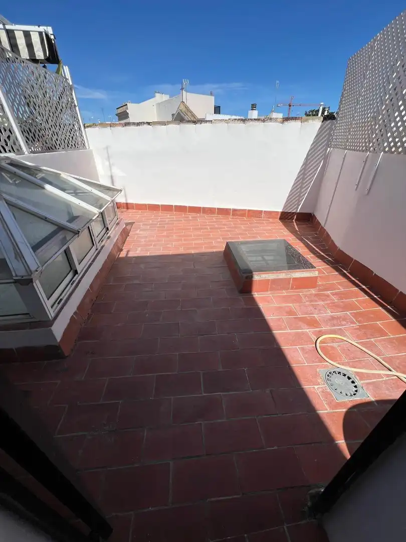 Terrace of Attic for rent in Sevilla  with Air Conditioner, Terrace and Storage room