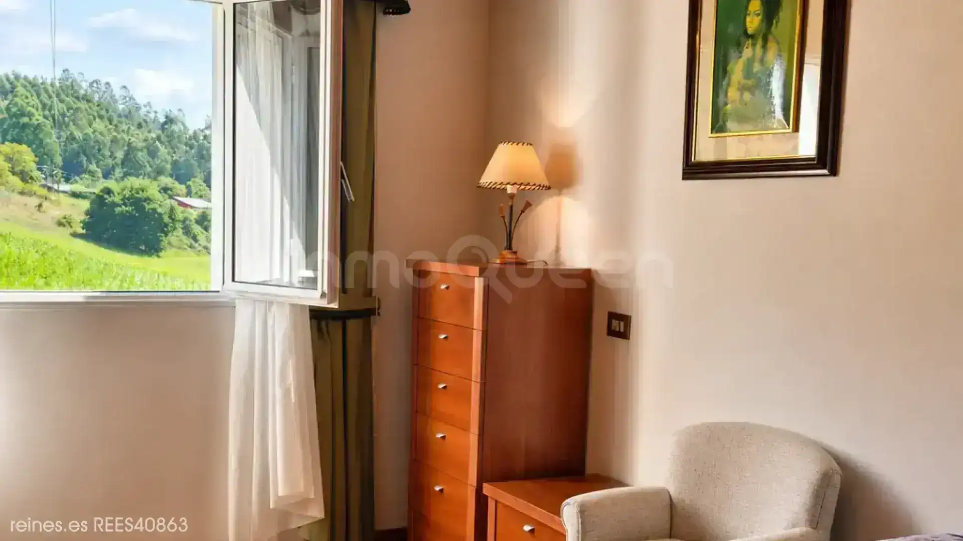 Bedroom of Houses for sale in Trabada  with Air Conditioner, Heating and Private garden