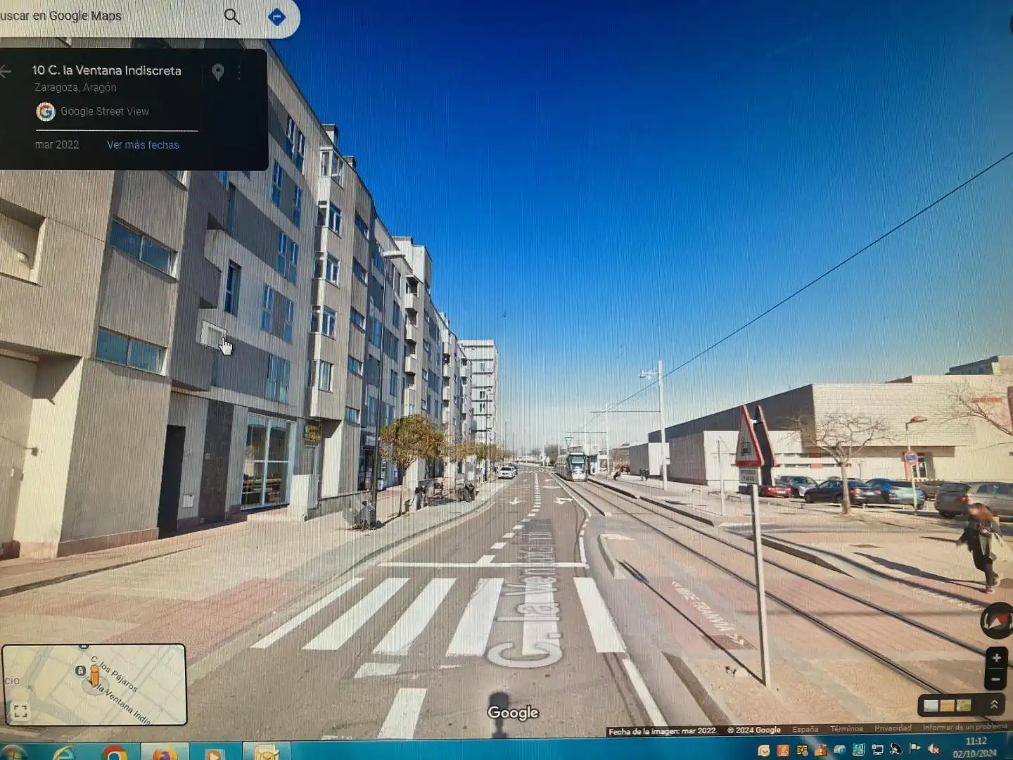 Vista exterior de Garatge en venda en Zaragoza