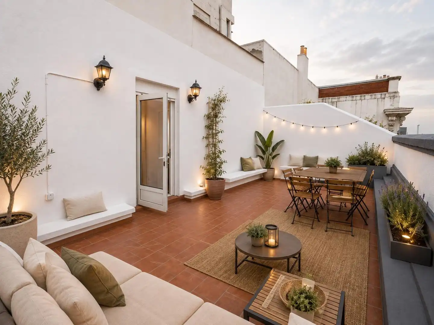 Terrace of Flat for rent in Madrid  with Air Conditioner, Heating and Parquet flooring
