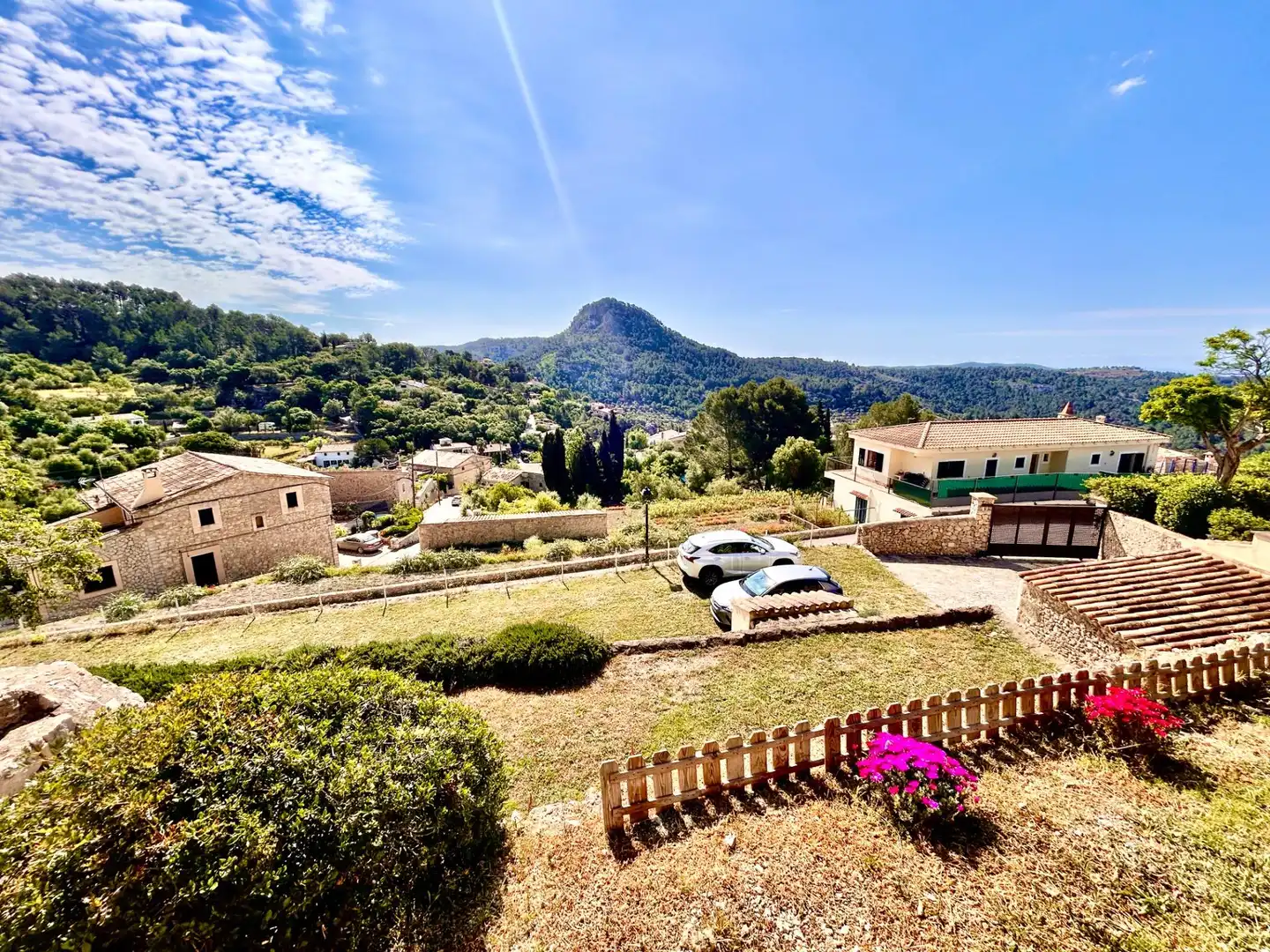Vista exterior de Casa o chalet de alquiler en Puigpunyent con Jardín privado, Terraza y Piscina comunitaria