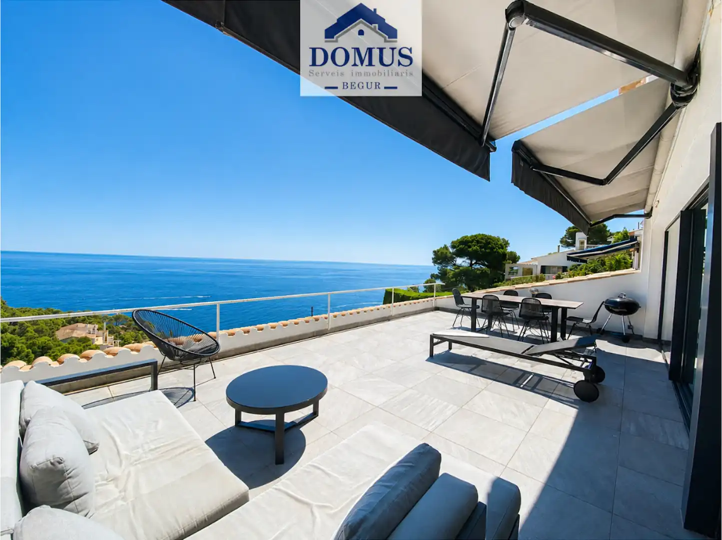 Terrasse von Wohnungen zum Verkauf in Begur mit Klimaanlage, Heizung und Terrasse