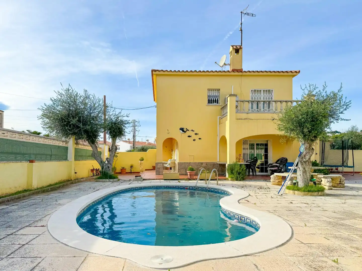 Swimming pool of Houses for sale in El Vendrell  with Heating, Swimming Pool and Furnished