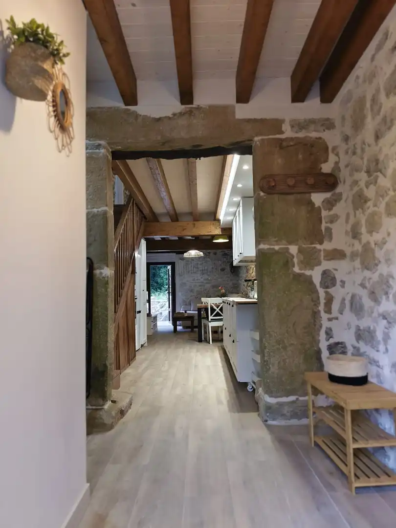 Cuina de Casa adosada de lloguer en Riotuerto amb Calefacció, Jardí privat i Terrassa