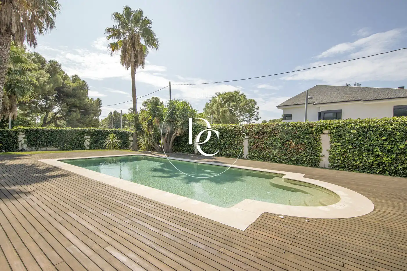 Piscina de Casa o xalet de lloguer en Sitges amb Aire condicionat, Calefacció i Jardí privat