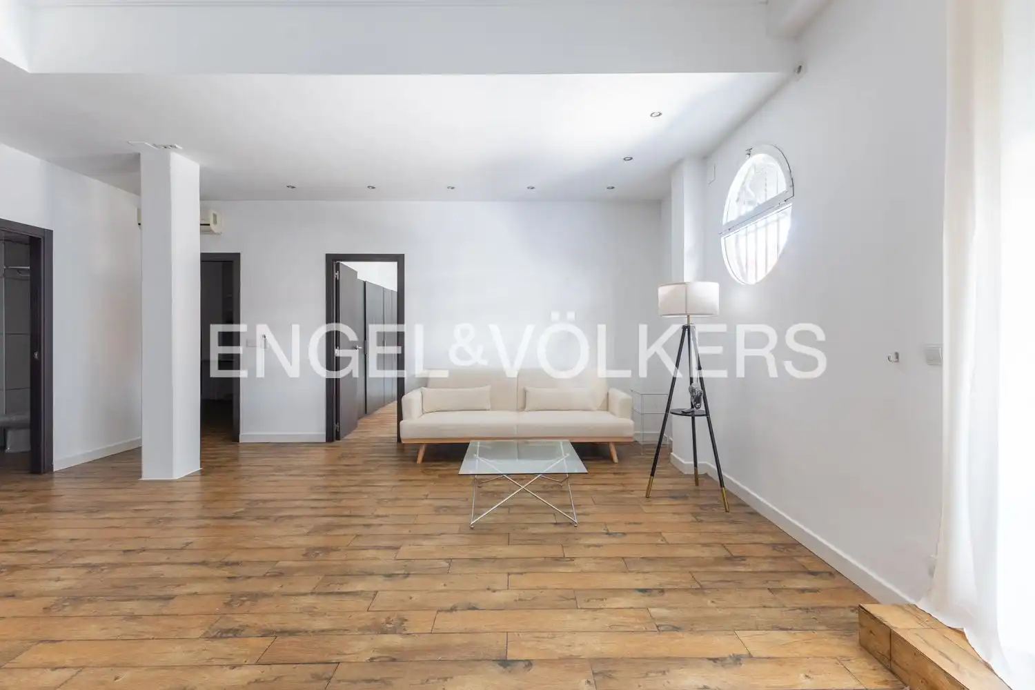 Living room of Flat for rent in Valencia  with Air Conditioner, Heating and Terrace