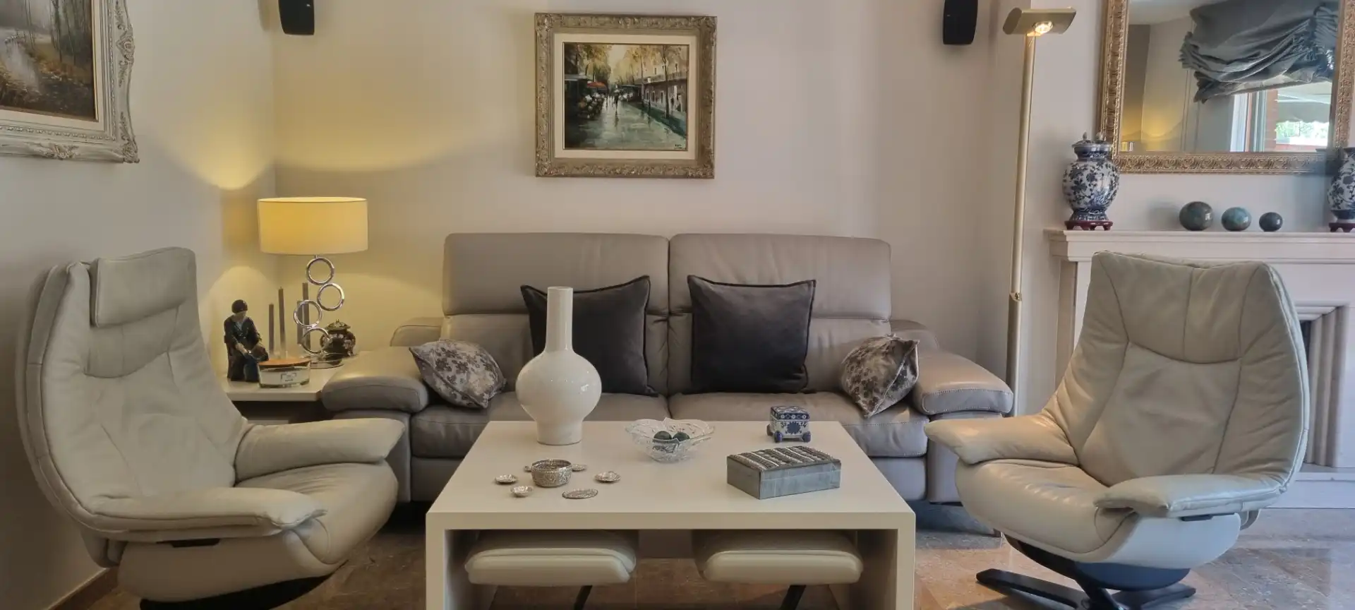 Living room of Houses for sale in Badalona  with Air Conditioner, Heating and Terrace