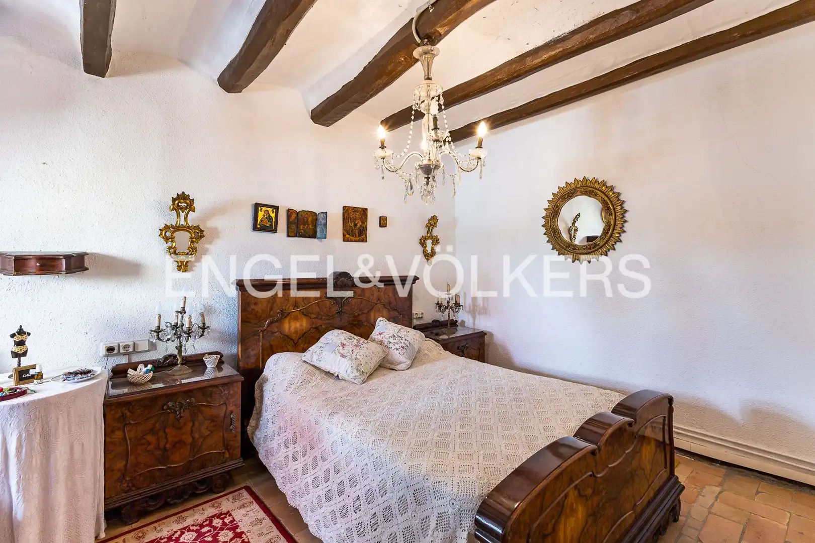 Bedroom of Houses for sale in Creixell  with Heating, Private garden and Furnished