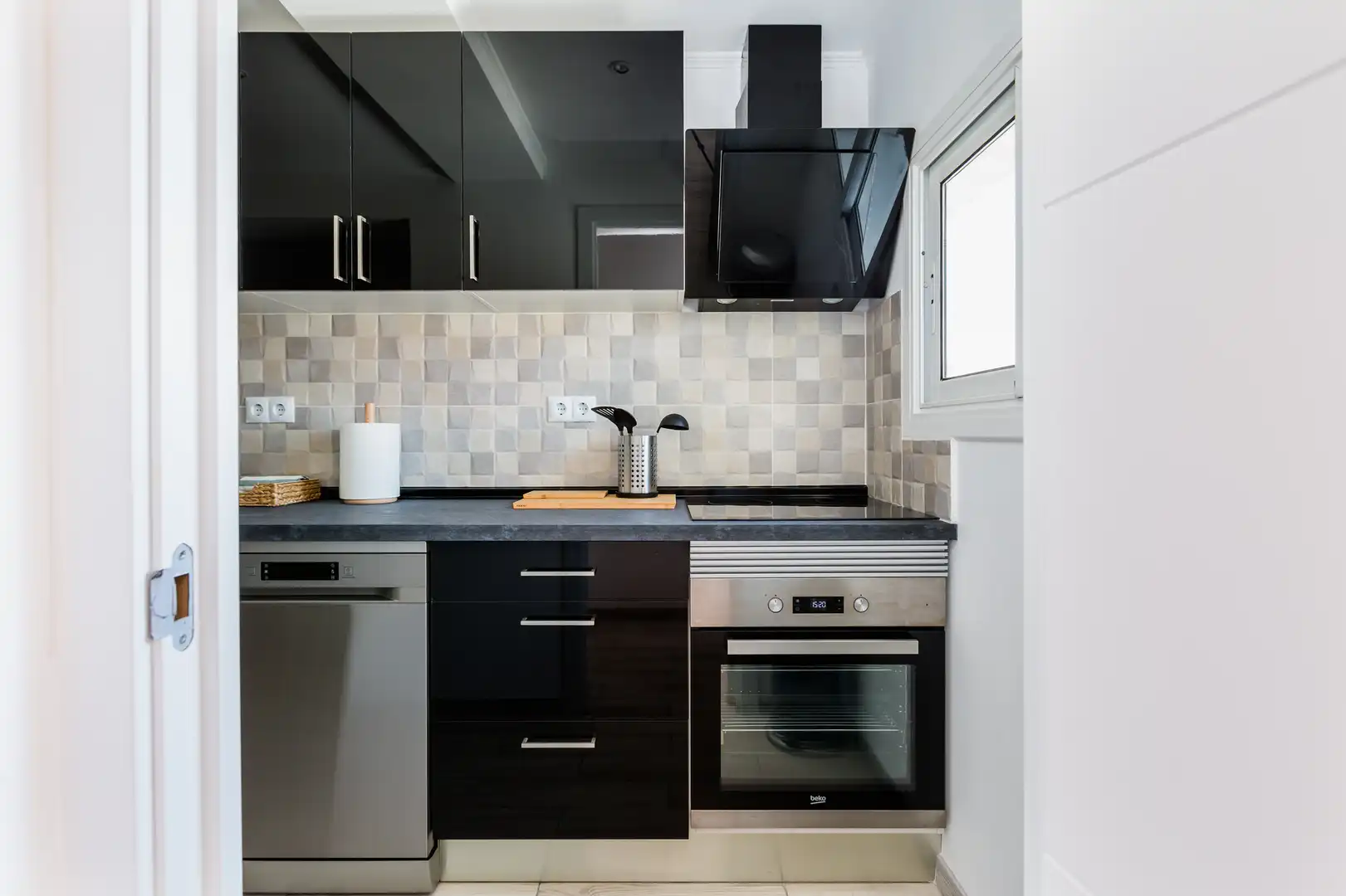 Cocina de Piso en venta en Barcelona con Aire acondicionado, Calefacción y Amueblado