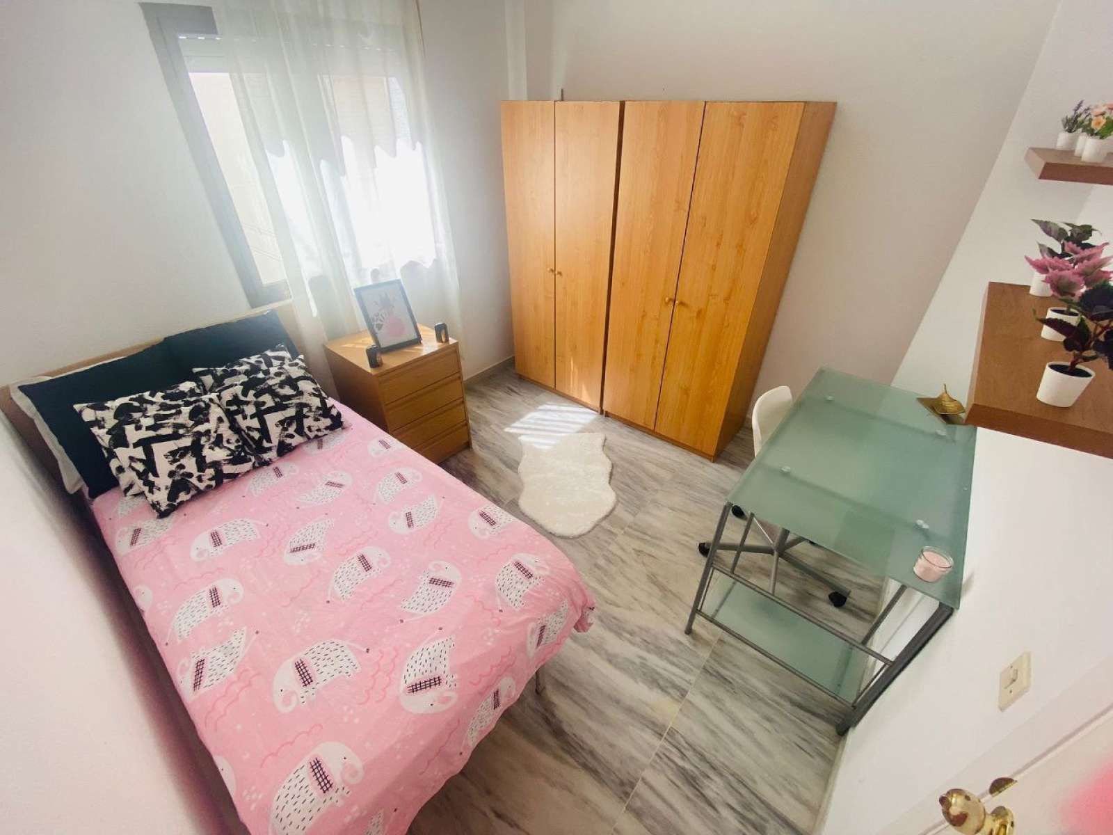 Dormitori de Pis per a compartir en Málaga Capital amb Aire condicionat i Terrassa