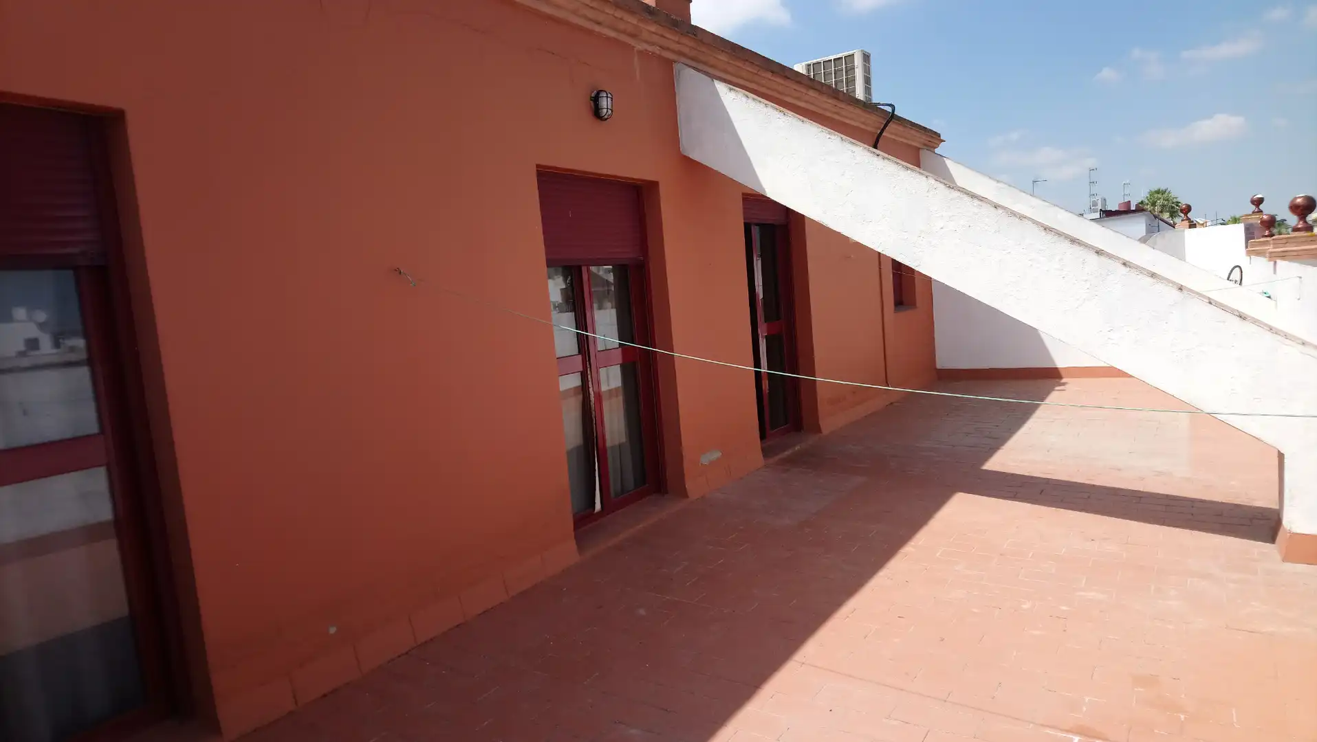 Außenansicht von Dachboden zur Miete in Mairena del Alcor mit Klimaanlage, Heizung und Terrasse