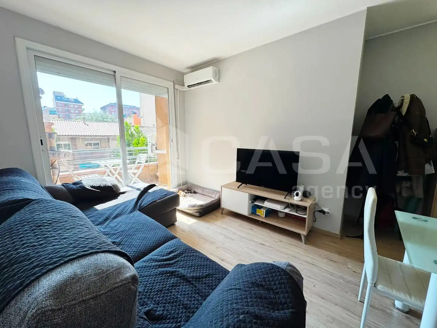 Sala de estar de Piso en venta en Granollers con Aire acondicionado, Parquet y Balcón