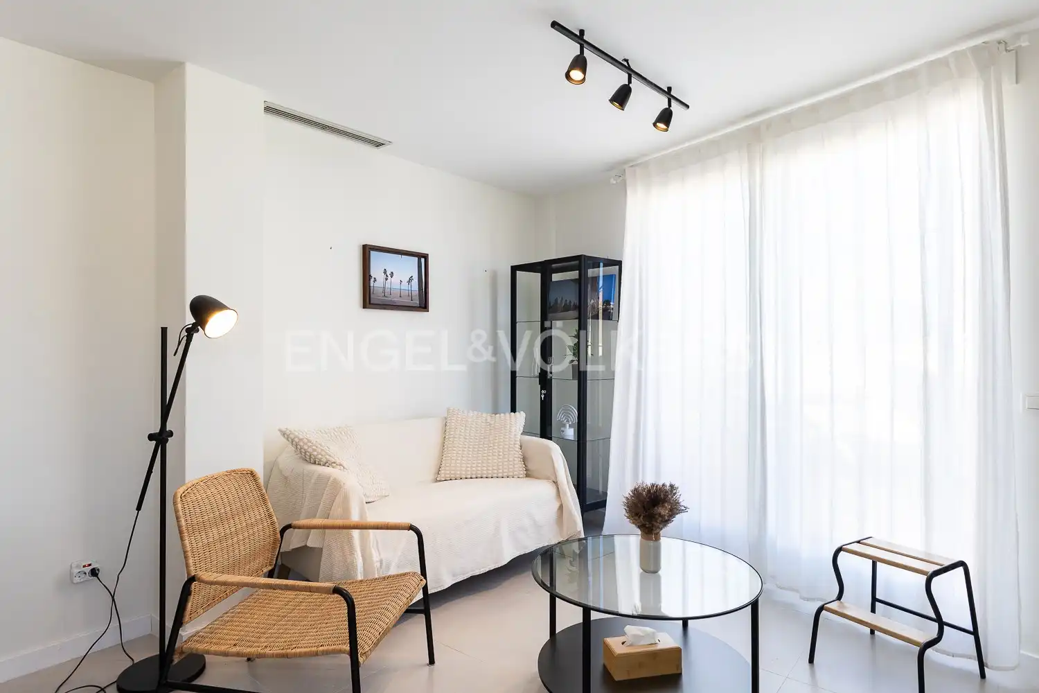 Living room of Flat for rent in Gandia  with Air Conditioner, Heating and Terrace