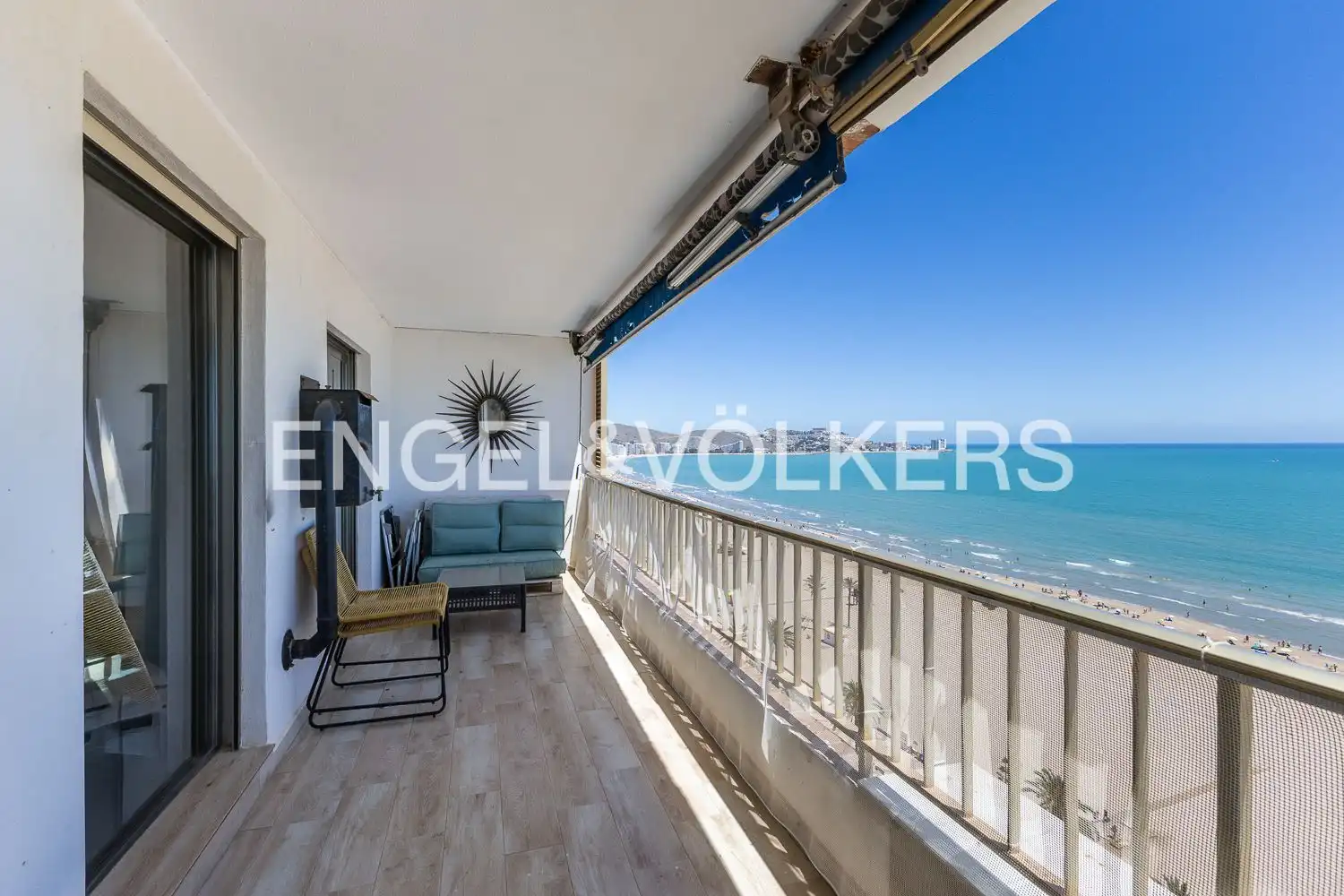 Balcony of Flat for rent in Cullera  with Heating, Terrace and Swimming Pool
