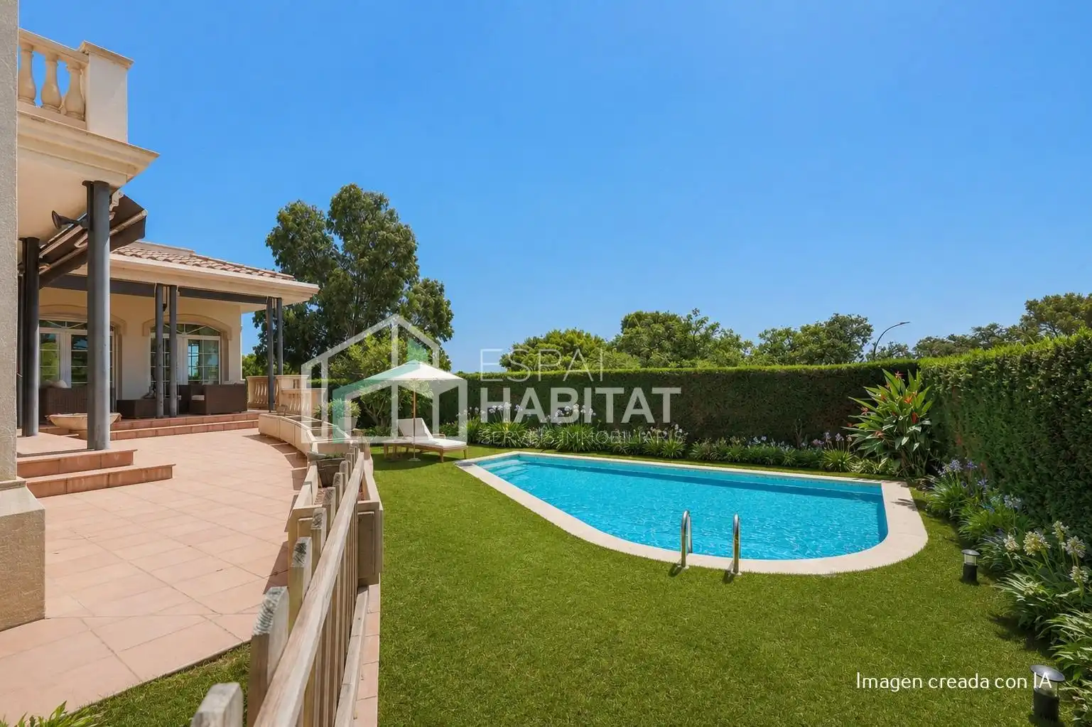 Jardí de Casa o xalet en venda en Vilassar de Dalt amb Calefacció, Jardí privat i Terrassa
