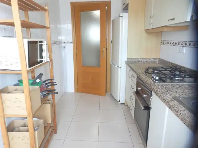 Kitchen of Flat for rent in Valencia  with Furnished, Oven and Washing machine