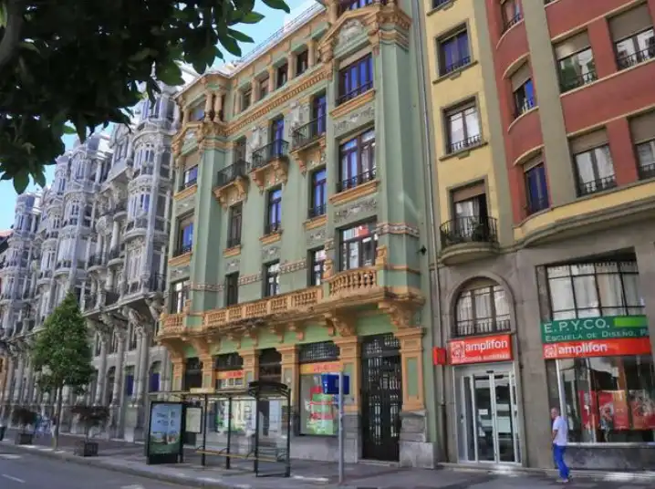 Exterior view of Office for rent in Oviedo   with Heating, Terrace and Furnished