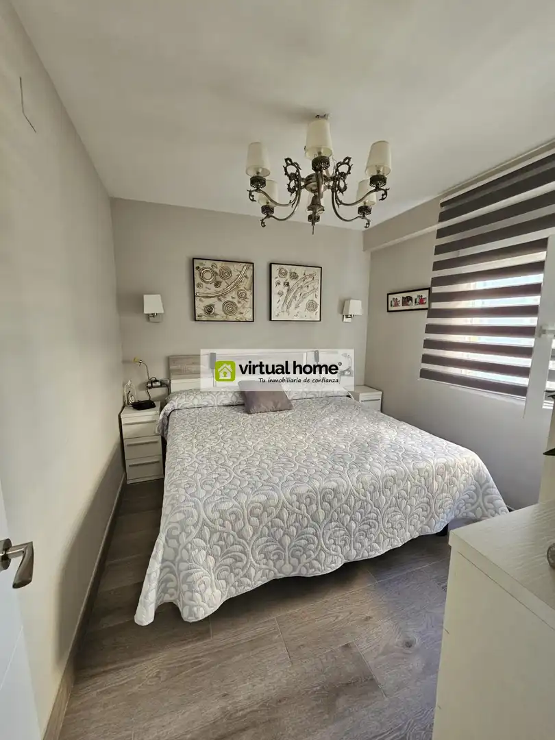 Schlafzimmer von Wohnung zum Verkauf in Benidorm mit Klimaanlage, Terrasse und Möbliert