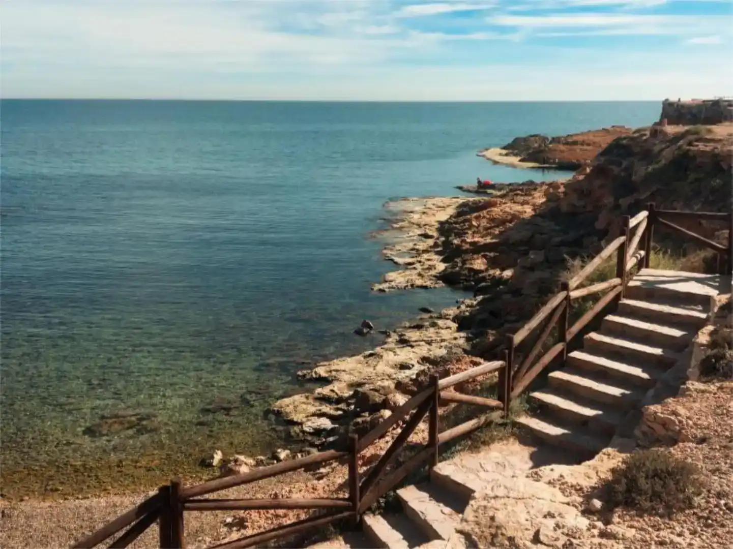 Außenansicht von Wohnungen zur Miete in Torrevieja mit Klimaanlage, Schwimmbad und Balkon