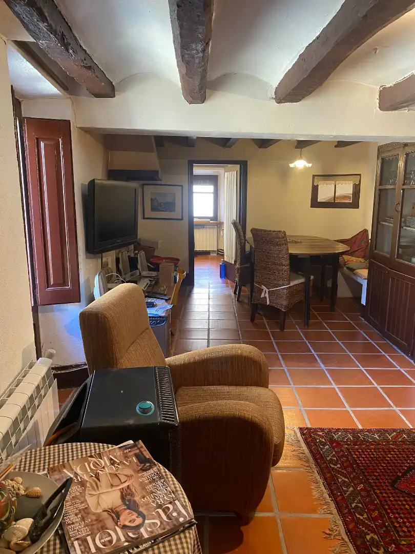 Sala de estar de Finca rústica en venta en Riudecanyes con Calefacción, Terraza y Amueblado