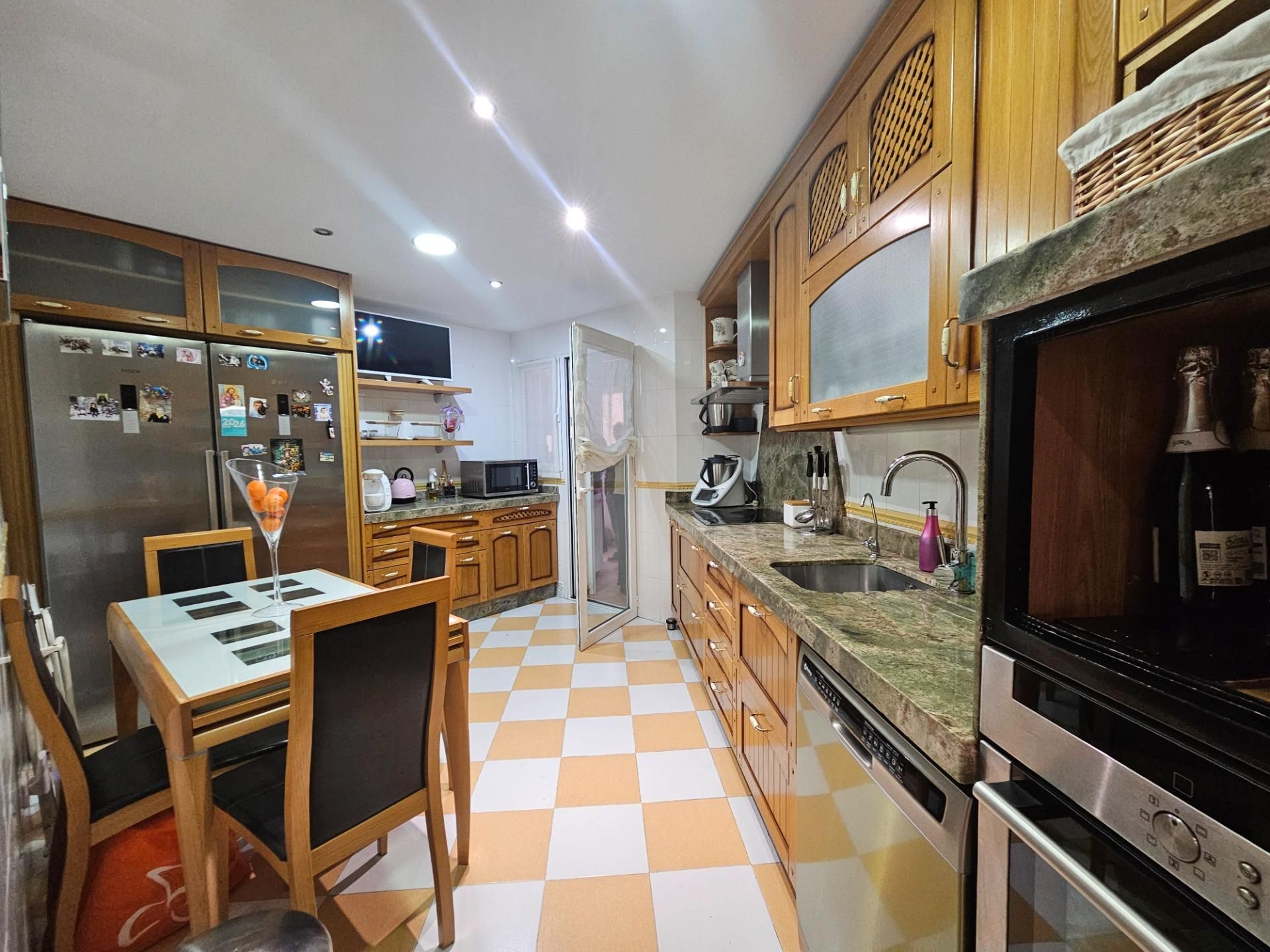 Kitchen of Flat for sale in Cartagena  with Air Conditioner, Heating and Terrace