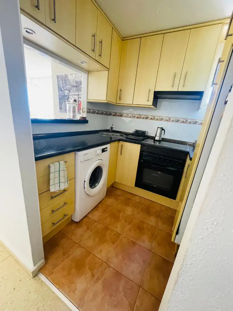Kitchen of Apartments for sale in Benidorm  with Air Conditioner, Terrace and Furnished