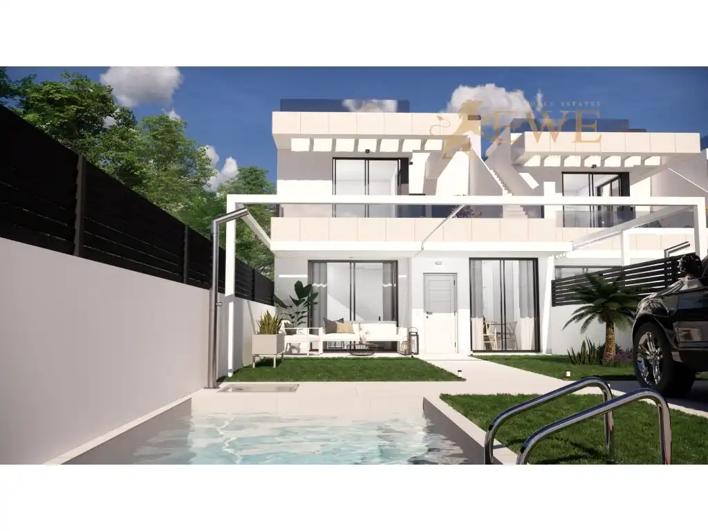 Casa aparellada amb piscina en venda a Rojales, imagen 2