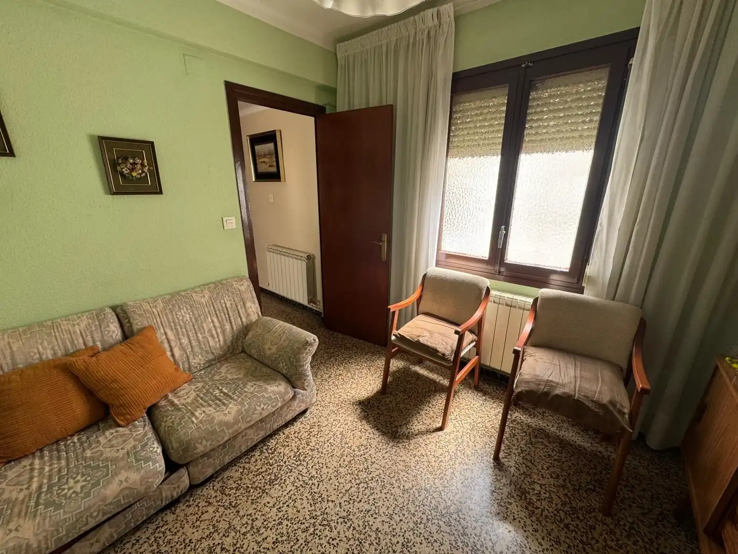 Living room of Flat for sale in Binéfar  with Heating, Terrace and Storage room